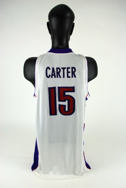 Vince Carter Game Used & Autographed Jersey w/Miami Heat Team Letter