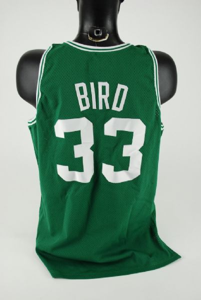 Larry Bird 1991 Game Used & Autographed Boston Celtics Jersey GU 7.5