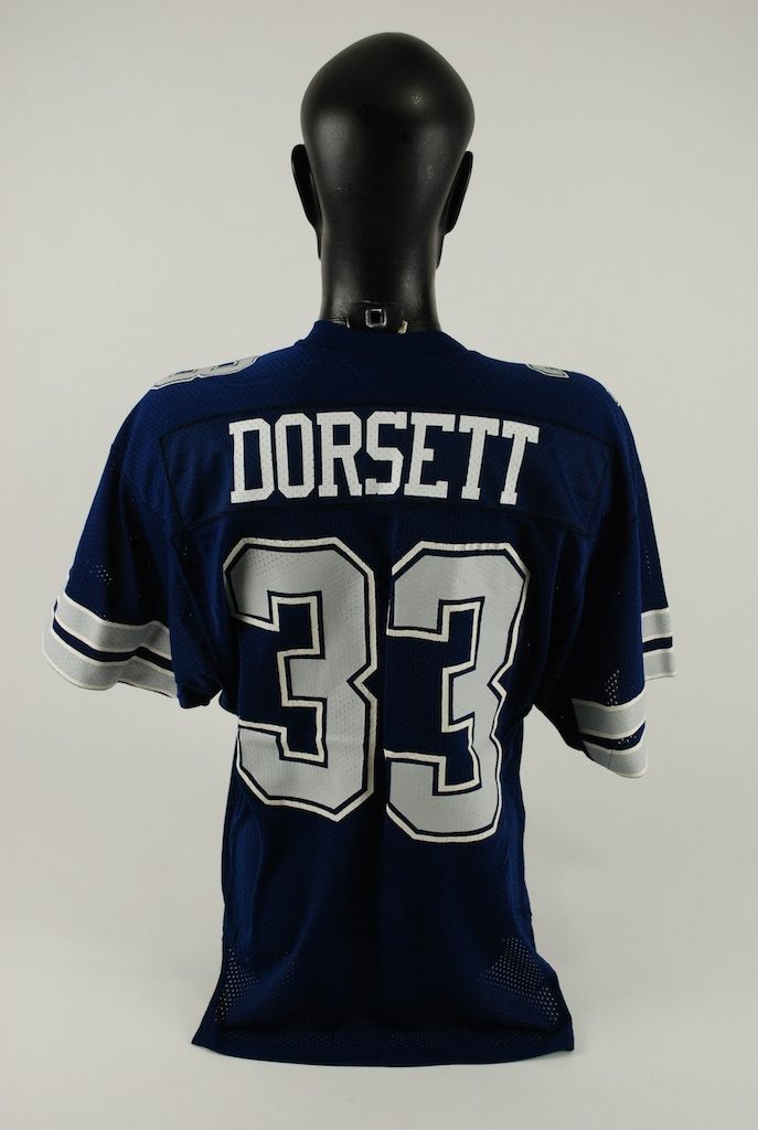 33 TONY DORSETT Dallas Cowboys NFL RB Blue Throwback Jersey