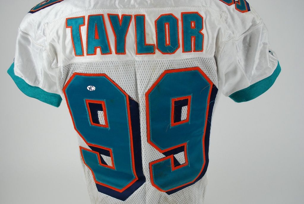 Vintage Miami Dolphins Jason Taylor 99 Jersey Reebok Size 