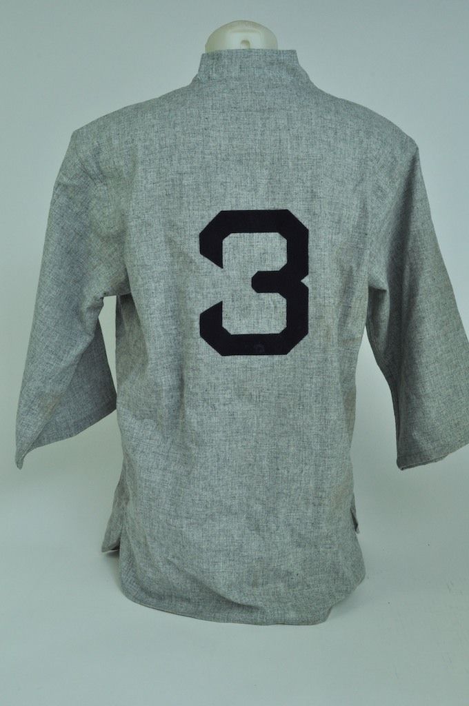 babe ruth game used jersey