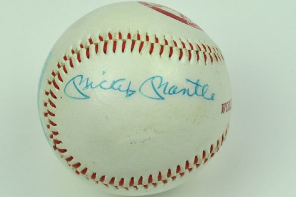 Mickey Mantle & Roger Maris Dual Signed Baseball