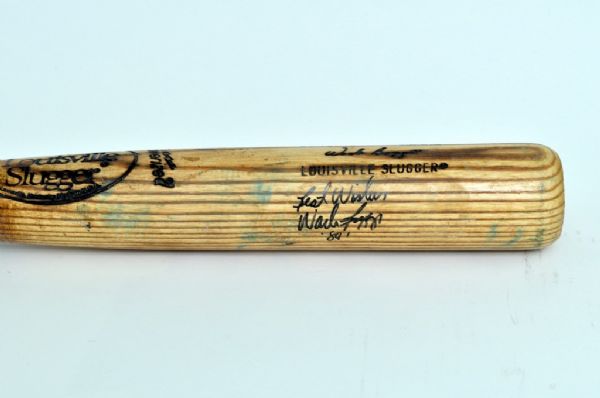 Wade Boggs 1989 Game Used & Autographed Bat