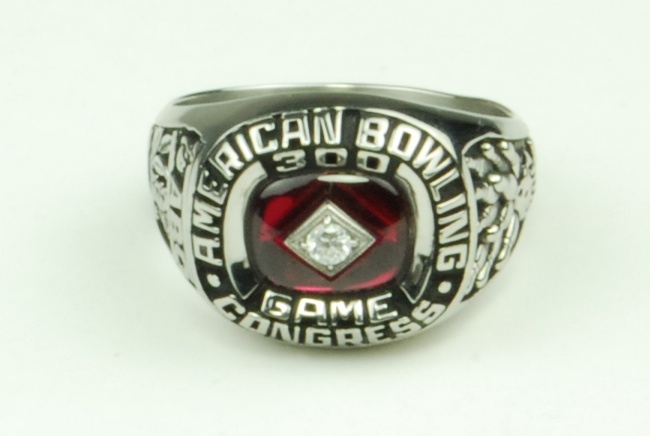 All Sizes Ring of American Bowling Congress 300 Game ABC Ring 