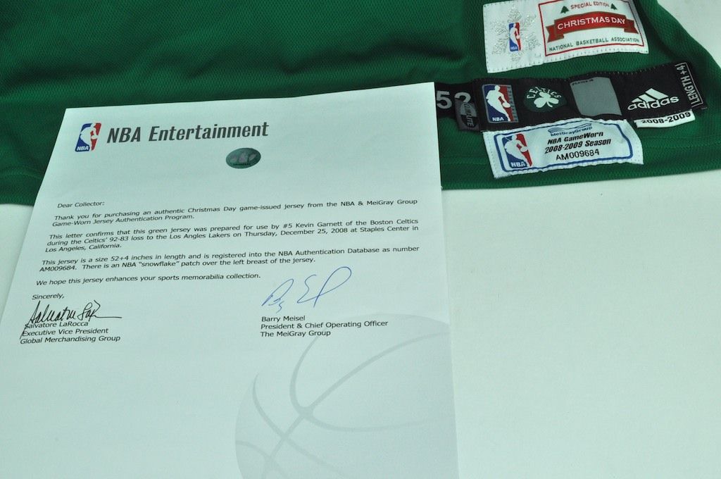 Lot Detail - 2008 Kevin Garnett Eastern Conference All-Star Game-Used Jersey  (DPoY Season • MeiGray)