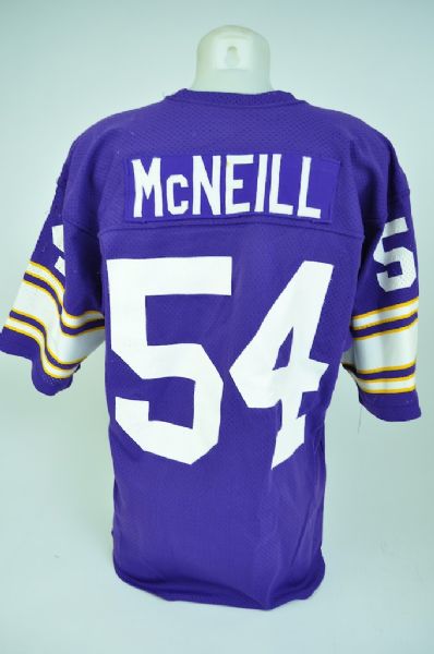 Fred McNeill Late 70s to Early 80s Game Used Minnesota Vikings Jersey GU 9