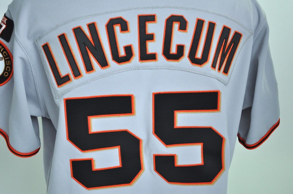 San Francisco Giants Tim Lincecum Size L stitched gray jersey, for Sale in  Sacramento, CA - OfferUp