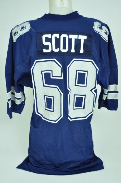 Herbert Scott 1982-83 Dallas Cowboys Game Used Jersey GU 7.5