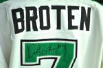 Neal Broten 1991-92 Game Used Autographed Jersey