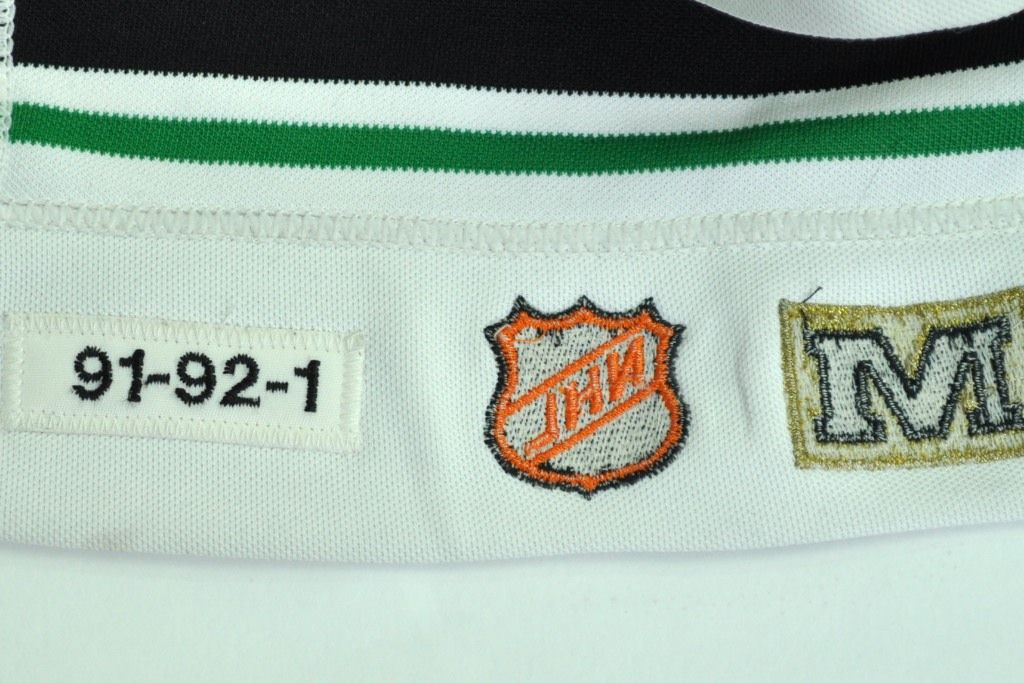 Lot Detail - Minnesota North Stars 75th Anniversary 1991-92 Season Home  White Game Used Jersey