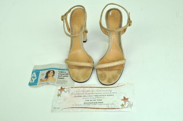 Sandra Bullock Snakeskin Shoes Worn in "The Blind Side"