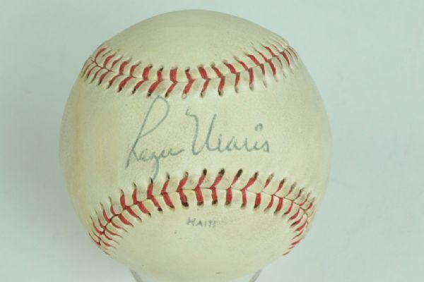 Roger Maris Single Signed Baseball