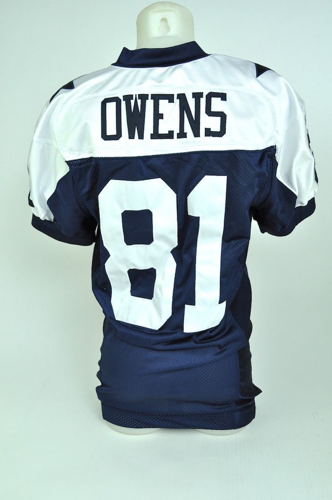 Terrell Owens Dallas cowboys Jersey 54 3X XXXL Navy Blue stars used