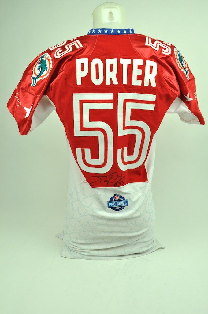 Lot Detail - Joey Porter 2009 Game Ready & Autographed Pro Bowl Jersey