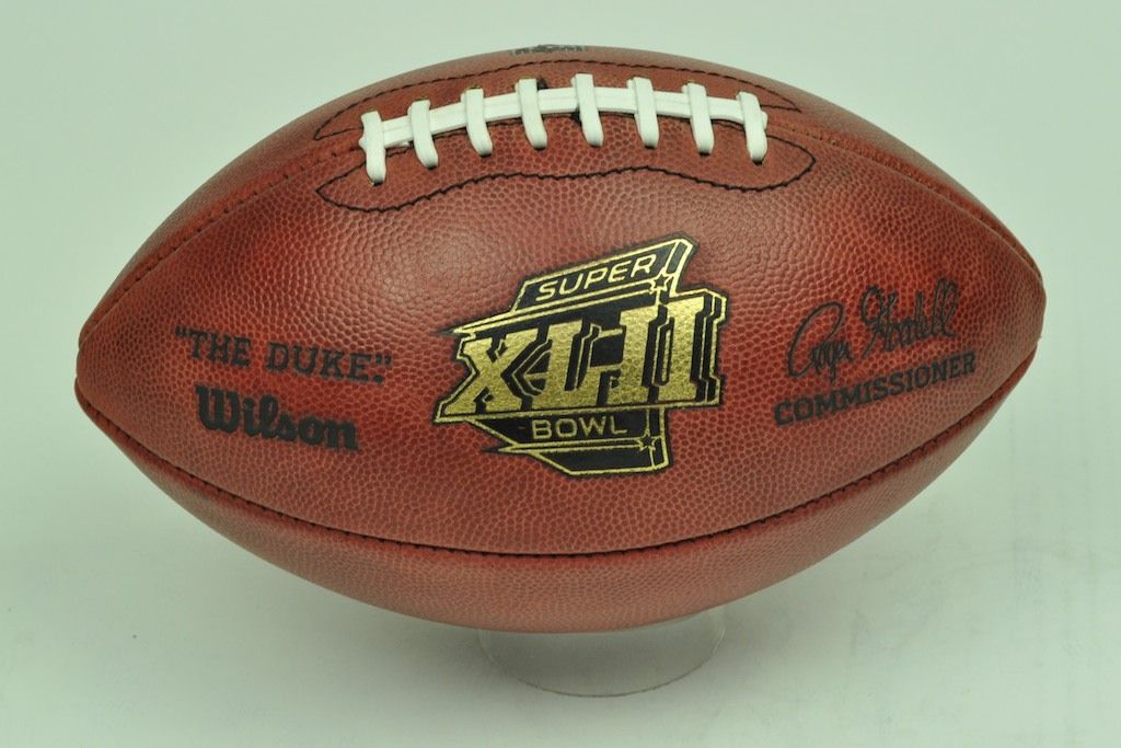 Super Bowl 42 XLII Official Wilson NFL On Field Game hotsell Football Giants vs Patriots