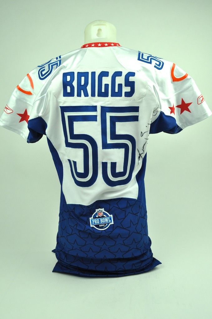 Lot Detail - Lance Briggs 2009 Game Ready & Autographed Pro Bowl Jersey