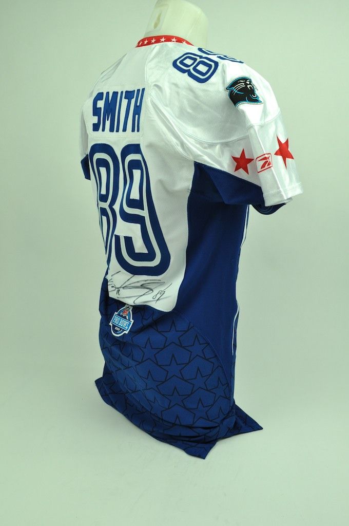 Lot Detail - Steve Smith 2009 Game Ready & Autographed Pro Bowl Jersey