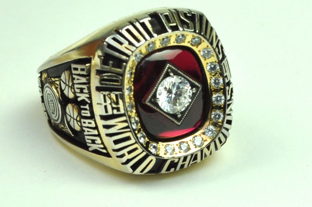 Detroit Pistons 1990 NBA Championship Sample Ring