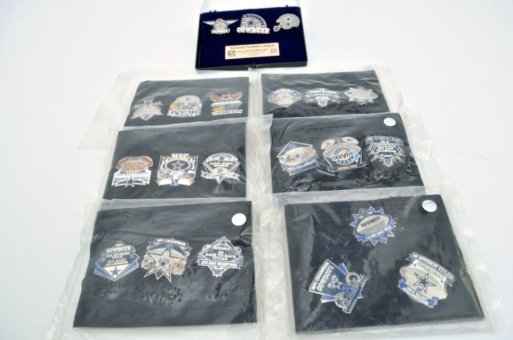 Lot Detail - Dallas Cowboys Commemorative Pin Collection