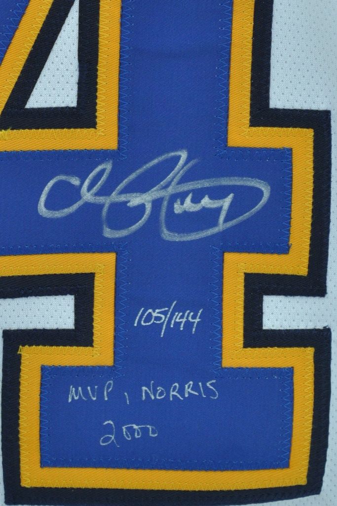 Lot Detail - Chris Pronger Autographed St. Louis Blues Jersey
