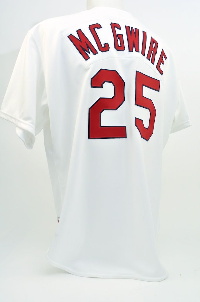 Lot Detail - Mark McGwire 1998 Game Used & Autographed Jersey w