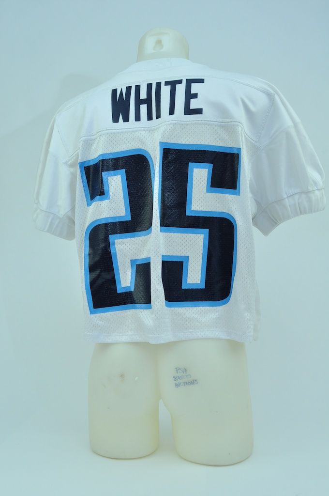 Lot Detail - Lendale White Worn Tennessee Titans Practice Jersey