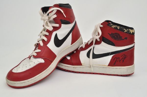 Michael Jordan c. 1985-86 Game Used Shoes