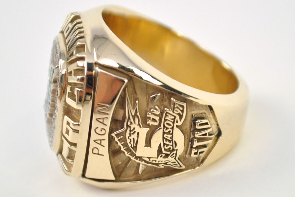 1997 Florida Marlins World Series Championship Ring from The Devon, Lot  #50162