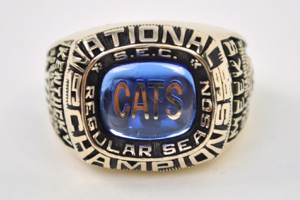 Martin Meeks 1996 Kentucky Wildcats Championship Ring