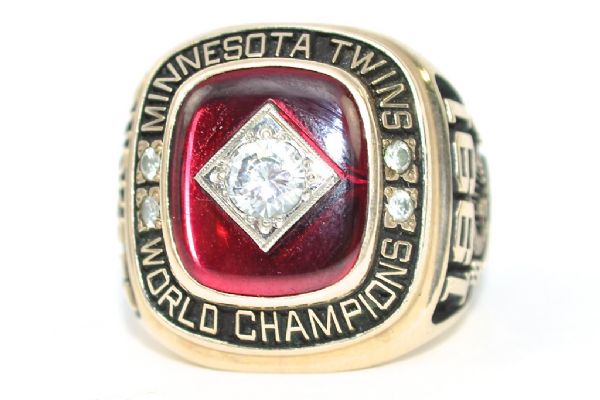 Kirby Puckett 1991 World Series Championship Ring