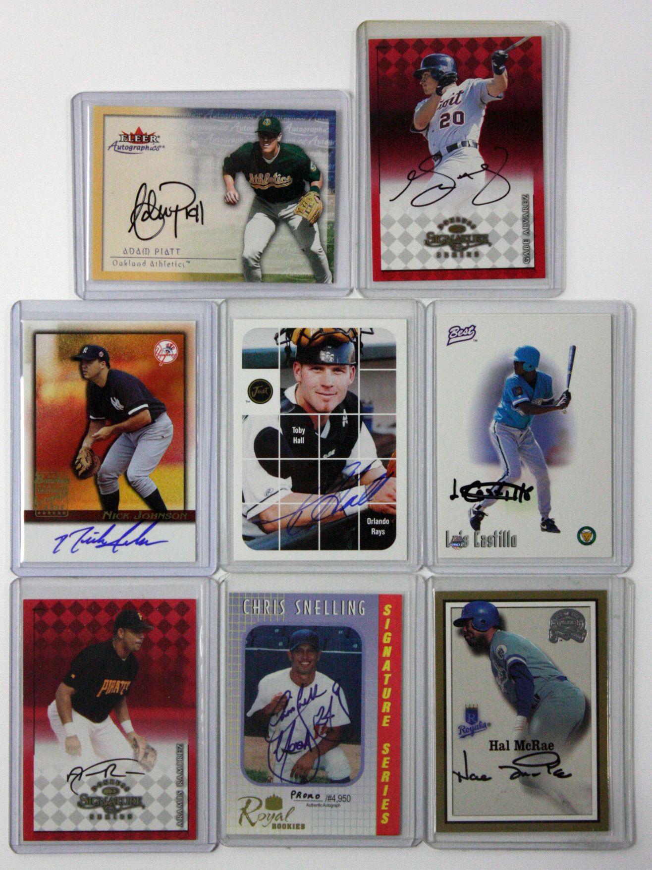 Lot Detail - Lot of 39 Autographed Donruss & Score Baseball Cards