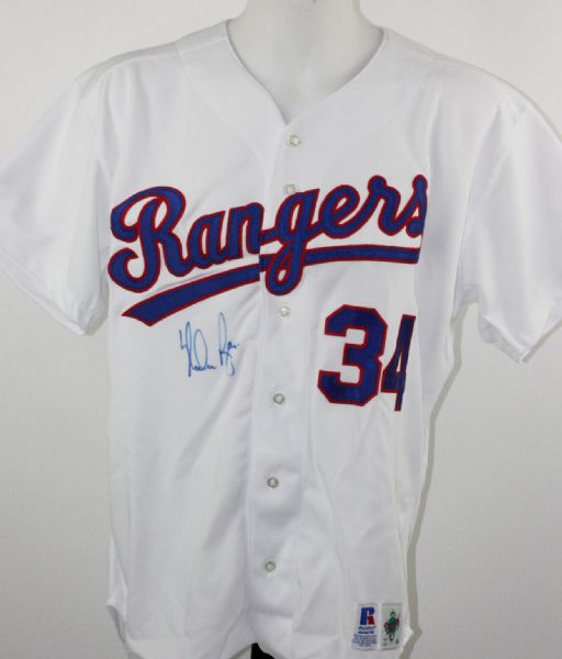 Nolan Ryan Autographed Jersey