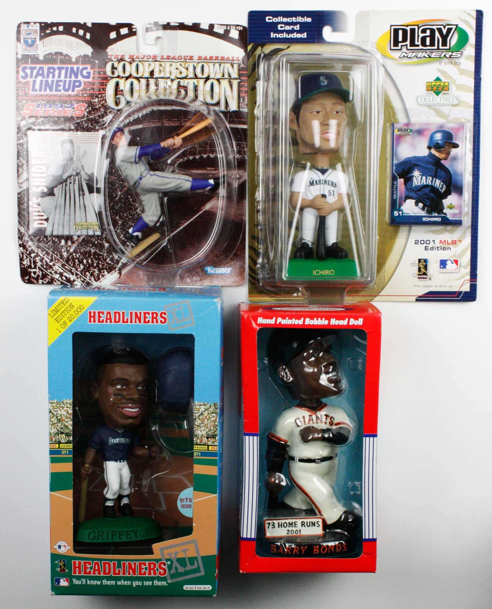 Lot Detail - Lot of 8 Bobble Heads & Figurines w/Ichiro