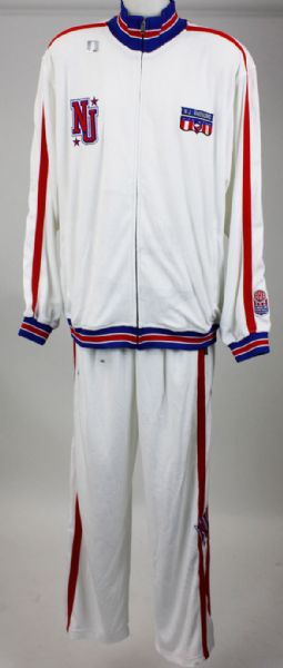 New Jersey Americans ABA Basketball Warm Up Jacket & Pants