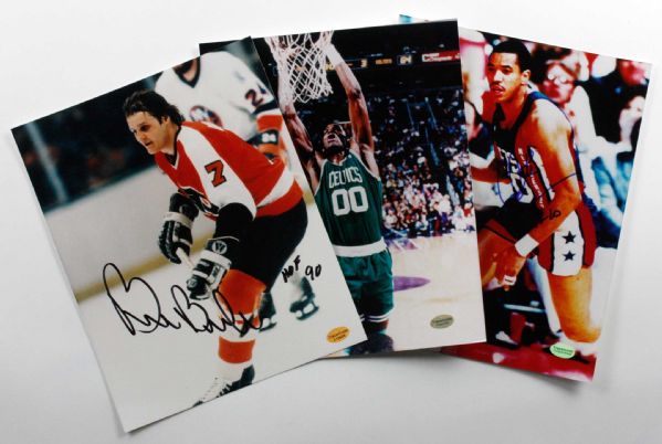 Lot of 3 Autographed 8x10 Photos