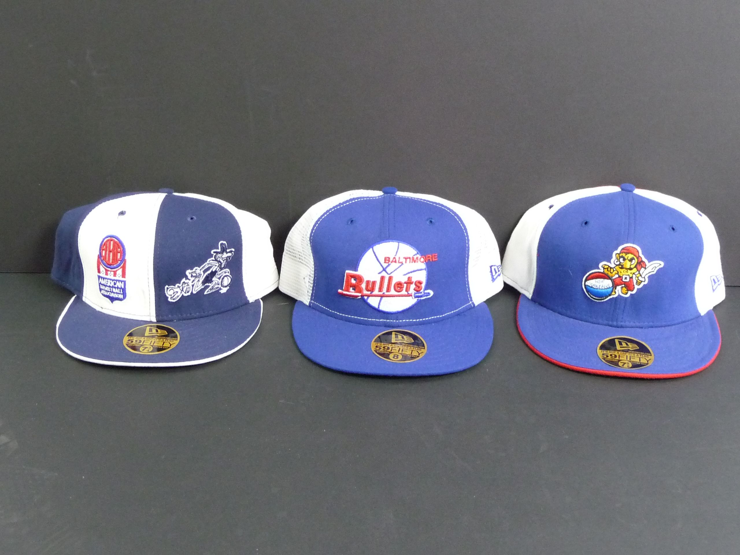 Lot Detail - Lot of 6 ABA Basketball Hats