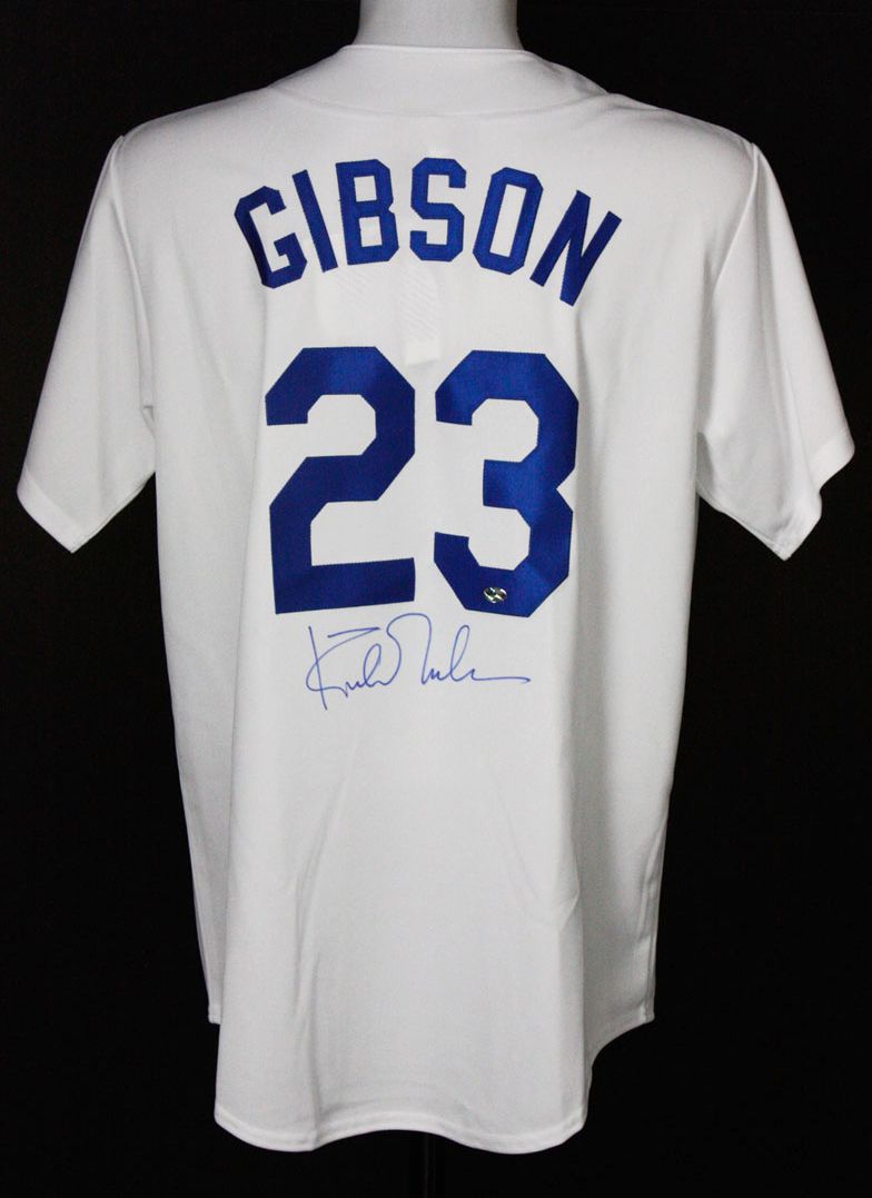 Kirk Gibson Autographed Los Angeles Dodgers Jersey