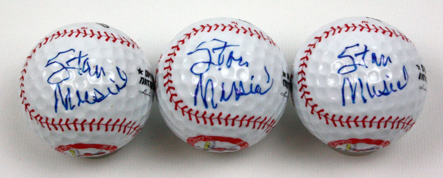 Lot Detail - Stan Musial Autographed St. Louis Cardinals White