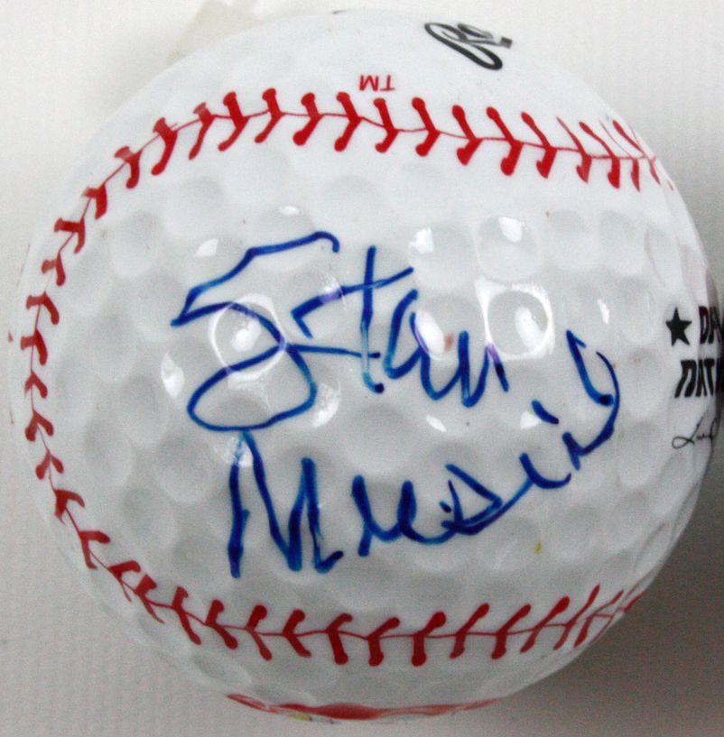 Lot Detail - Stan Musial Signed St. Louis Cardinals Logo Golf Ball