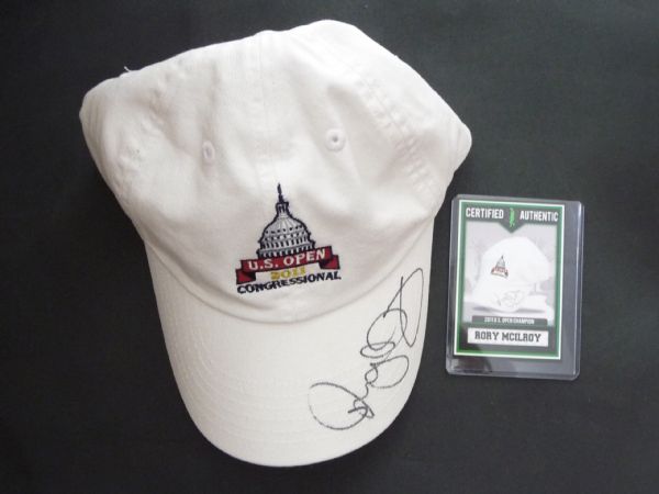 Rory McIlroy Autographed US Open 2011 Congressional Hat