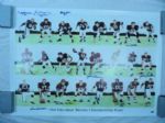 Cleveland Browns 1964  Lot of 2 World Championship Team Signed Lithographs