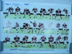 Cleveland Browns 1964  Lot of 2 World Championship Team Signed Lithographs