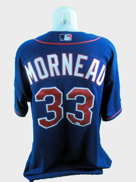 Justin Morneau 2007 Minnesota Twins Professional Model Jersey w/Medium Use MLB Authenticated