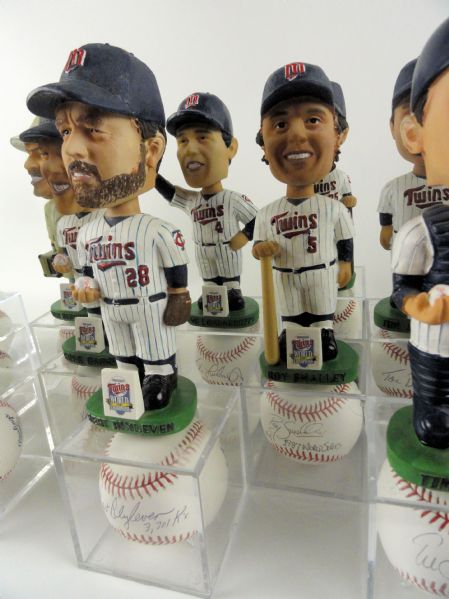 Lot Detail - Minnesota Twins 1987 Autographed Baseball & Bobblehead ...