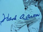 Hank Aaron Autographed Limited Edition Sketch