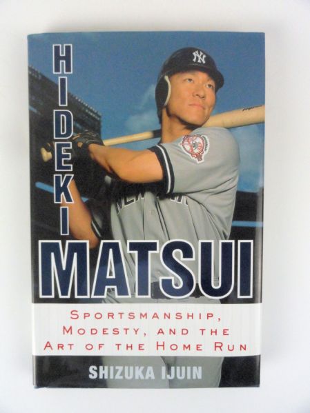 Hideki Matsui Autographed Book