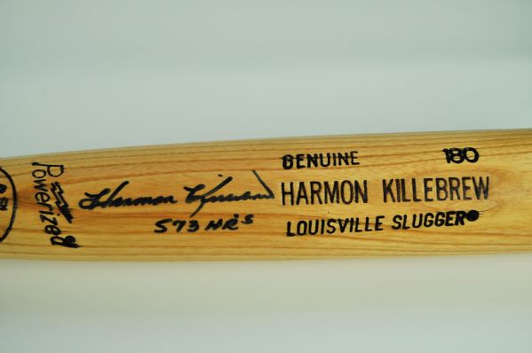 Harmon Killebrew Autographed Bat