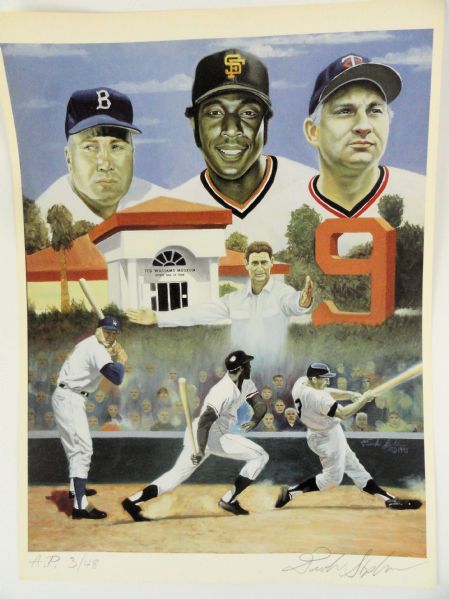 Lot Detail - Ted Williams, Harmon Killebrew, Duke Snider & Willie ...