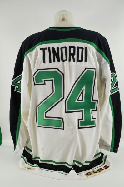 Mark Tinordi 1992-93 Minnesota North Stars Professional Model Jersey w/Medium use