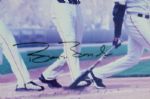 Barry Bonds Autographed 70th-73rd HR Display w/Game Used Bat